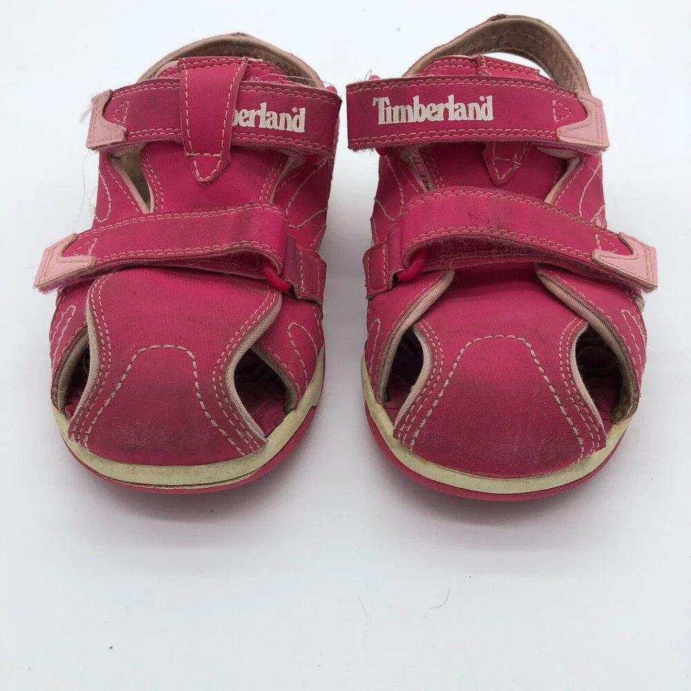 Timberland Adventure Seekers Sandals Girls Size 13 Pink Casual Outdoor